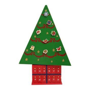 Christmas Advent Countdown Calendar Wooden Cabinet with Date Drawer Calendar Storage Box - Free Rotation Tree
Christmas Advent Countdown Calendar Wooden Cabinet with Date Drawer Calendar Storage Box - Free Rotation Tree