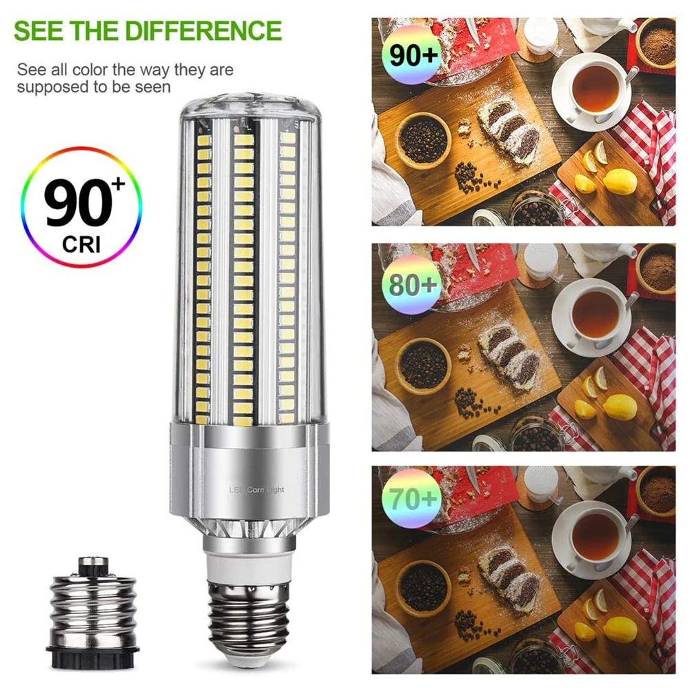 High Power Lamp 25W-54W Super Bright Corn LED Light Bulb With E26/E27/E39 Base Warm White For Home Outdoor Large Area Lighting
High Power Lamp 25W-54W Super Bright Corn LED Light Bulb With E26/E27/E39 Base Warm White For Home Outdoor Large Area Lighting