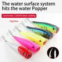 Fishing Popper Accessories Sea Artificial Bait Goods Boilies For Surfcasting TopWater Hard Saltwater Lures 5 Color 14g 9cm Hooks
Fishing Popper Accessories Sea Artificial Bait Goods Boilies For Surfcasting TopWater Hard Saltwater Lures 5 Color 14g 9cm Hooks