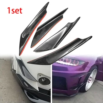 Splitter Spoiler Front Bumper Fin Shunt Diffuser Universal Carbon Fiber Black ABS + Carbon Fiber Style Pattern
Splitter Spoiler Front Bumper Fin Shunt Diffuser Universal Carbon Fiber Black ABS + Carbon Fiber Style Pattern