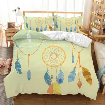 Yi chu xin 3d Dreamcatcher duvet cover set bedding set queen size bed set 200*200 bed comforter Custom size
Yi chu xin 3d Dreamcatcher duvet cover set bedding set queen size bed set 200*200 bed comforter Custom size