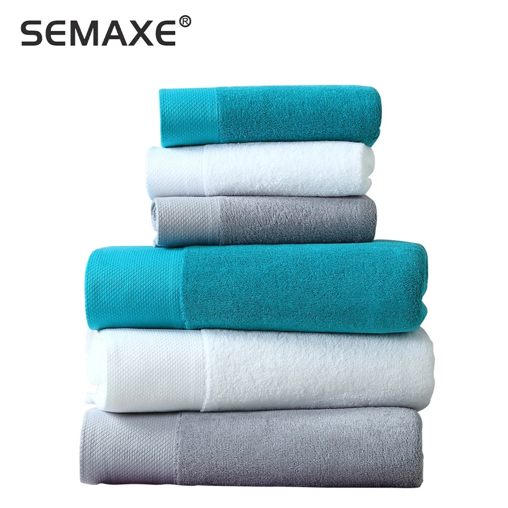 SEMAX cotton towel set 160*80 bathroom towel 80*40 hand towel 33*33 face towel soft and thick five-star hotel quality
SEMAX cotton towel set 160*80 bathroom towel 80*40 hand towel 33*33 face towel soft and thick five-star hotel quality