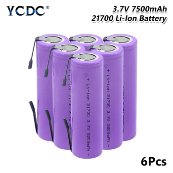 6/8/10 Pcs 3.7v 5200mah Lithium Batttery 21700 Li-ion Battery High Drain 20a Rechargeable For Flashlight Vape
6/8/10 Pcs 3.7v 5200mah Lithium Batttery 21700 Li-ion Battery High Drain 20a Rechargeable For Flashlight Vape