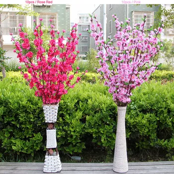 2019NEW Artificial Cherry Spring Plum Peach Blossom Branch Silk Flower Tree Decor 
2019NEW Artificial Cherry Spring Plum Peach Blossom Branch Silk Flower Tree Decor