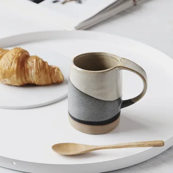 Vintage Stoneware Clay Ceramic Household Breakfast Cup Creative Mug Large Capacity Couple Cup Japanese Mug 370ml
Vintage Stoneware Clay Ceramic Household Breakfast Cup Creative Mug Large Capacity Couple Cup Japanese Mug 370ml