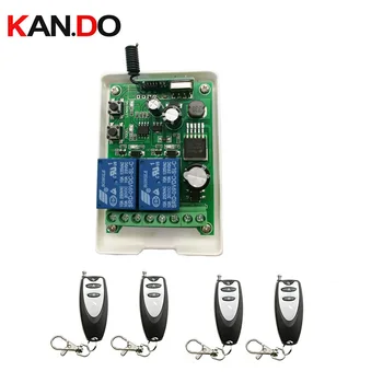 DC12V 24V 36V 48V 2CH 2 CH AB Wireless RF Remote Control Light Switch 10A Relay Output Radio Receiver Module+(1-4)Transmitter
DC12V 24V 36V 48V 2CH 2 CH AB Wireless RF Remote Control Light Switch 10A Relay Output Radio Receiver Module+(1-4)Transmitter