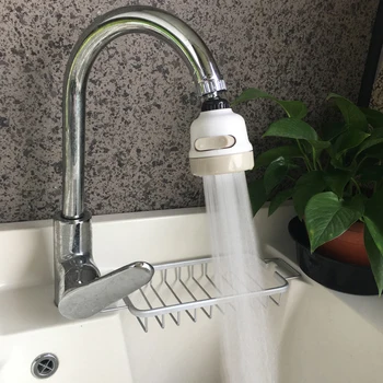 

360 Degree Rotate Adjustable Faucet Booster Kitchen Water Saver Extender Splashproof Filter Faucet Nozzle Adapter Head Sprinkler