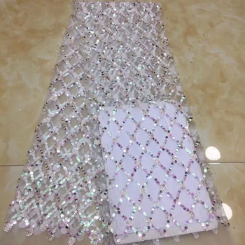 2019 Latest French sequins Laces Fabrics High Quality Tulle African Laces Fabric For Wedding Nigerian Tulle Lace Material
2019 Latest French sequins Laces Fabrics High Quality Tulle African Laces Fabric For Wedding Nigerian Tulle Lace Material