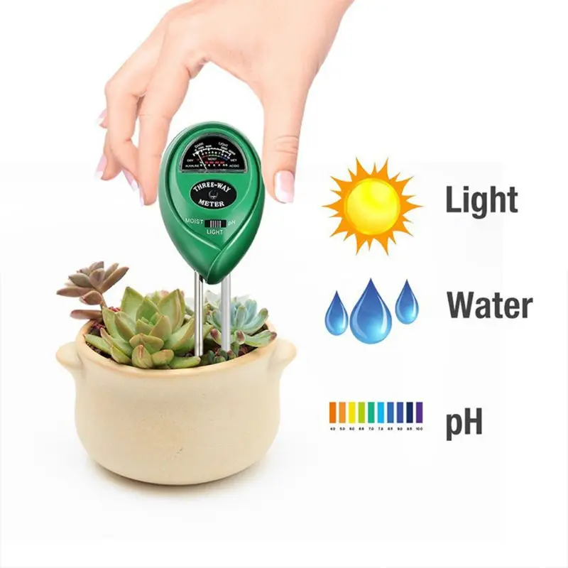 Soil Soil pH Meter, 3-in-1 Soil Tester Kits with Moisture,Light and PH Test for Garden, Farm, Lawn, Indoor & Outdoor (No Battery
Soil Soil pH Meter, 3-in-1 Soil Tester Kits with Moisture,Light and PH Test for Garden, Farm, Lawn, Indoor & Outdoor (No Battery