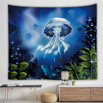 Jellyfish Tapestry Hanging Wall Art Tapestry Beach Yoga Mat Psychedelic Home Decorative Throw Sheet Coverlet
Jellyfish Tapestry Hanging Wall Art Tapestry Beach Yoga Mat Psychedelic Home Decorative Throw Sheet Coverlet