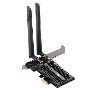 Fenvi PCIE Wifi Card 2400Mbps Dual Band 2.4G/5G 802.11AC/AX PCI-E 1X Wireless Adapter Bluetooth 5.0 Wifi 6 AX200NGW Network Card
Fenvi PCIE Wifi Card 2400Mbps Dual Band 2.4G/5G 802.11AC/AX PCI-E 1X Wireless Adapter Bluetooth 5.0 Wifi 6 AX200NGW Network Card