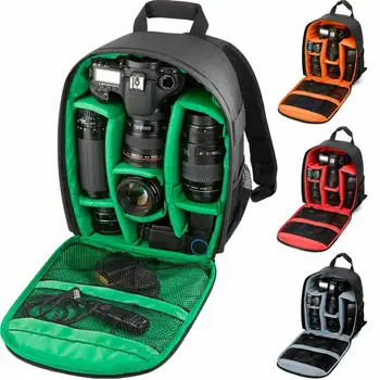 Waterproof SLR Backpack Digital Camera Bag Outdoor Multi-function Shockproof Camera Backpack for Nikon Canon SLR Camera Lens Bag
Waterproof SLR Backpack Digital Camera Bag Outdoor Multi-function Shockproof Camera Backpack for Nikon Canon SLR Camera Lens Bag