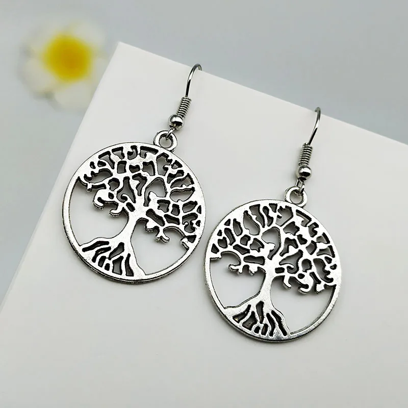 SHELA Hot Sale Tree of Life Dangle Earrings Fashion Jewelry for Women Girls Drop Earrings Pendientes
SHELA Hot Sale Tree of Life Dangle Earrings Fashion Jewelry for Women Girls Drop Earrings Pendientes