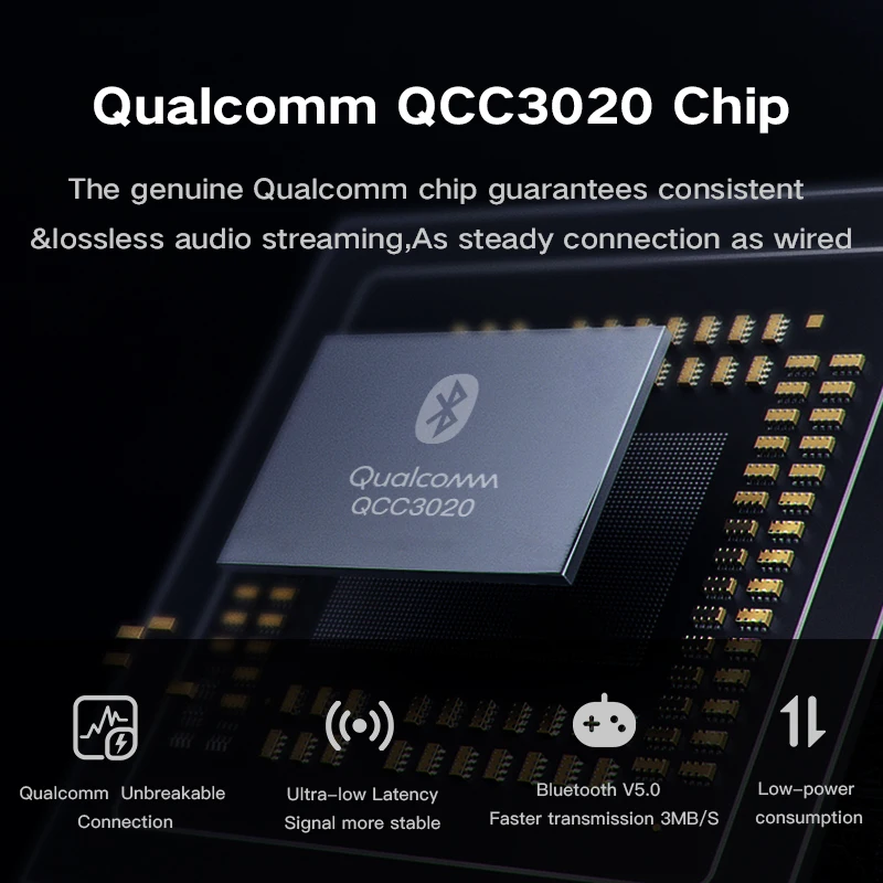 Уизер APTX Bluetooth наушники C3 вкладыши TWS с Беспроводной чип Qualcomm объем Управление 36