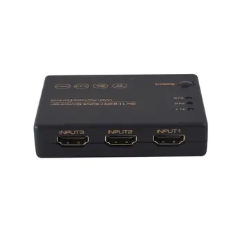 3 In 1 Out Hdmi 2.0 Switch 4K 60Hz Hdr Hdcp 2.2 Dolby View 1080P 3D 3X1 5 Ports Hdmi 2.0 Switcher With Remote Ir
3 In 1 Out Hdmi 2.0 Switch 4K 60Hz Hdr Hdcp 2.2 Dolby View 1080P 3D 3X1 5 Ports Hdmi 2.0 Switcher With Remote Ir
