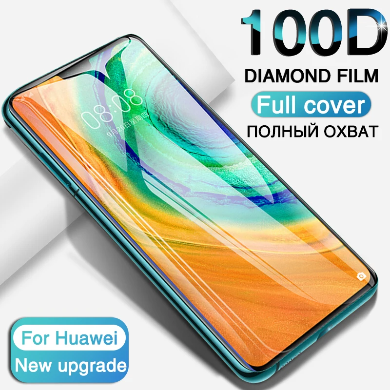 Полное покрытие из закаленного стекла для huawei mate 20 10 Lite 30 Pro Защита экрана 9 8