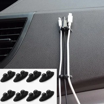 8pcs Car Styling Car Wire Cable Holder Tie Clip Organizer Charger Line Clamp Cable Tidying Self-adhesive Interior Accessories
8pcs Car Styling Car Wire Cable Holder Tie Clip Organizer Charger Line Clamp Cable Tidying Self-adhesive Interior Accessories