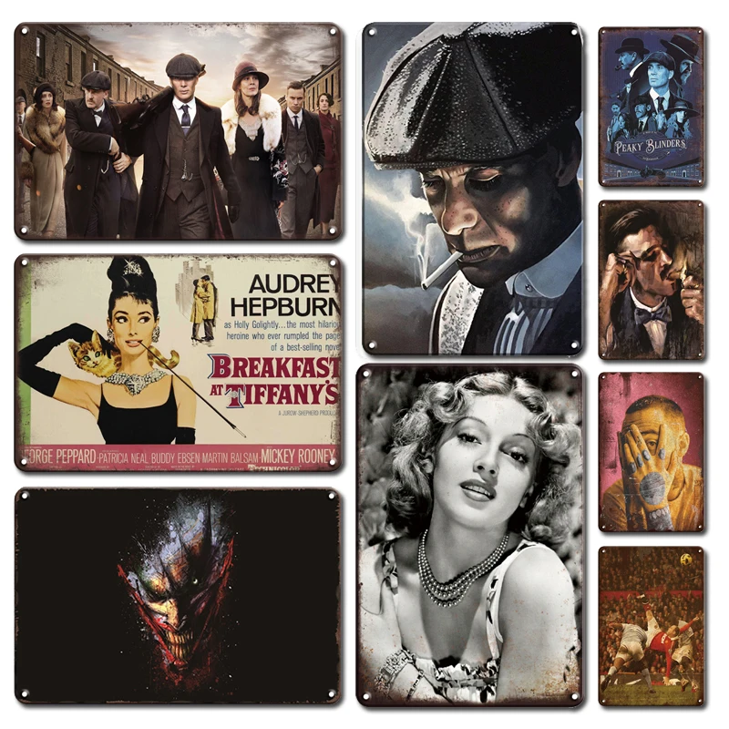 Shabby Chic Cinema Art Poster Wall Stickers Vintage Movies Painting Metal Plate Tin Sign Retro Man Cave Bar Home Decor Plaques
Shabby Chic Cinema Art Poster Wall Stickers Vintage Movies Painting Metal Plate Tin Sign Retro Man Cave Bar Home Decor Plaques