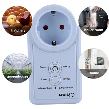 EU Plug GSM Socket Smart Switch Power Outlet Plug Socket Russian With Temperature Sensor SMS Remote Command Delay Timing Control
EU Plug GSM Socket Smart Switch Power Outlet Plug Socket Russian With Temperature Sensor SMS Remote Command Delay Timing Control