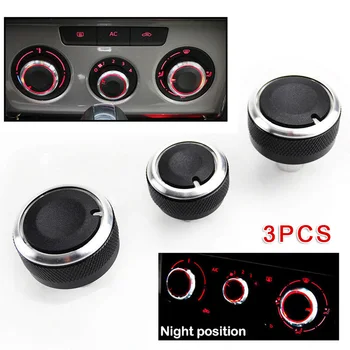3Pcs / Set Heater Knobs Control Buttons Switch For MK5 Golf 5 Tiguan Touran Passta B6 Bora Brand New High Quality Accessories
3Pcs / Set Heater Knobs Control Buttons Switch For MK5 Golf 5 Tiguan Touran Passta B6 Bora Brand New High Quality Accessories