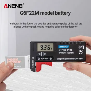 Battery Tester Button Cell Measurement Diagnostic Tool Portable LCD Digital Universal Volt Checking Pointer For AA AAA Plastic
Battery Tester Button Cell Measurement Diagnostic Tool Portable LCD Digital Universal Volt Checking Pointer For AA AAA Plastic