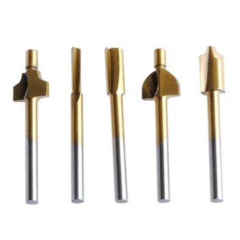 10Pcs Titanium Mini Hss Router Bits Trimmer Shank 1/8" 3mm Fr Rotary Tool
10Pcs Titanium Mini Hss Router Bits Trimmer Shank 1/8" 3mm Fr Rotary Tool