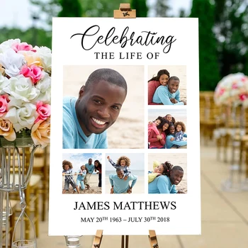 Photo Display Funeral Welcome Sign Celebration of Life Decoration Funeral Poster Collage Memorial Sign Celebration of Life Sign
Photo Display Funeral Welcome Sign Celebration of Life Decoration Funeral Poster Collage Memorial Sign Celebration of Life Sign