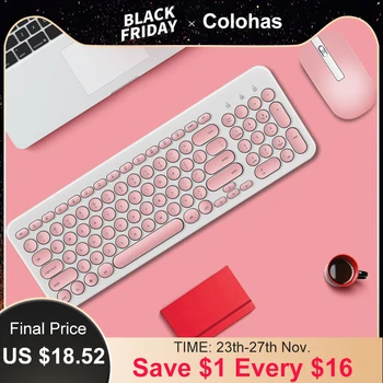 2.4G Wireless Silent Keyboard And Mouse Round Keycap Keyboard Gaming Mouse For Macbook Lenovo Dell Asus HP Laptop PC Computer
2.4G Wireless Silent Keyboard And Mouse Round Keycap Keyboard Gaming Mouse For Macbook Lenovo Dell Asus HP Laptop PC Computer