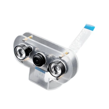 5MP Camera Module OV5647 for Raspberry Pi 4B/3B+ Infrared Night Vision 130 Degree FOV 1080P Camera with Holder
5MP Camera Module OV5647 for Raspberry Pi 4B/3B+ Infrared Night Vision 130 Degree FOV 1080P Camera with Holder