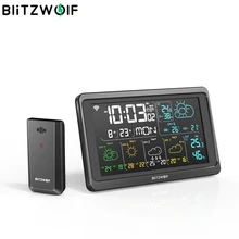 BlitzWolf Smart Wi-Fi Weather Station Clocks Wireless Digital LED Calendars Table Clock Temperature And Humidity Snooze Alarm
BlitzWolf Smart Wi-Fi Weather Station Clocks Wireless Digital LED Calendars Table Clock Temperature And Humidity Snooze Alarm