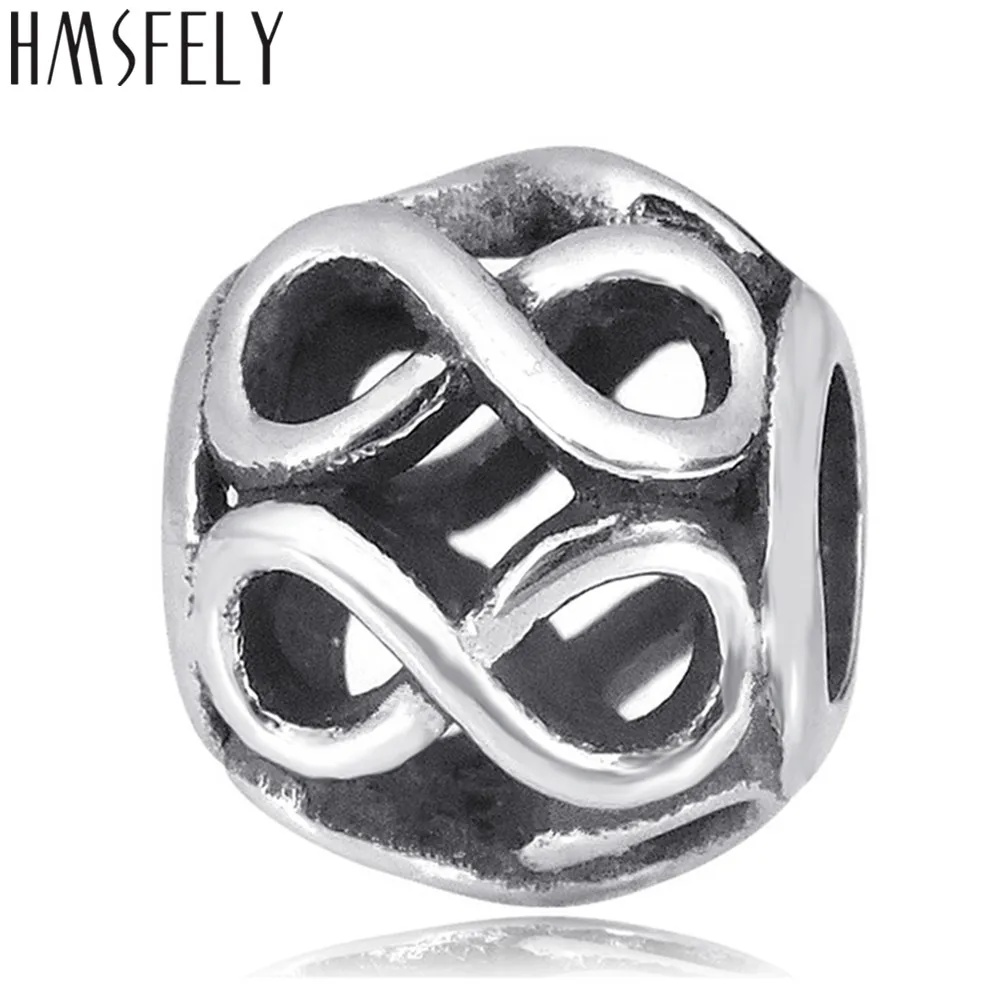 HMSFELY Never Fade Stainless Steel Beads European Big Hole Infinity Symbol Beads Accessories For Charm Bracelet Jewelry Making
HMSFELY Never Fade Stainless Steel Beads European Big Hole Infinity Symbol Beads Accessories For Charm Bracelet Jewelry Making