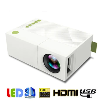 YG310 LED projector 320x240 pixels support 1080P playback HDMI USB projector 600 lumens mini portable home media player
YG310 LED projector 320x240 pixels support 1080P playback HDMI USB projector 600 lumens mini portable home media player