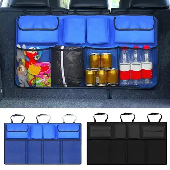 

Car Backseat Organizer Universal Automobile Seat Back Storage Bag Stowing Tidying Box Multifunction Organizers Black