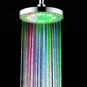 LED Light Rainfall Shower Head Colorful Changing Shower Round Head No Battery Fixed Mount Overhead Automatic Showerhead Bathroom
LED Light Rainfall Shower Head Colorful Changing Shower Round Head No Battery Fixed Mount Overhead Automatic Showerhead Bathroom