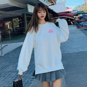 2020 Spring And Autumn New Youth Popular Loose Puff Sleeve Sweatshirt Fashion Casual Letter Printing Wild Sweatshirt One Size
2020 Spring And Autumn New Youth Popular Loose Puff Sleeve Sweatshirt Fashion Casual Letter Printing Wild Sweatshirt One Size