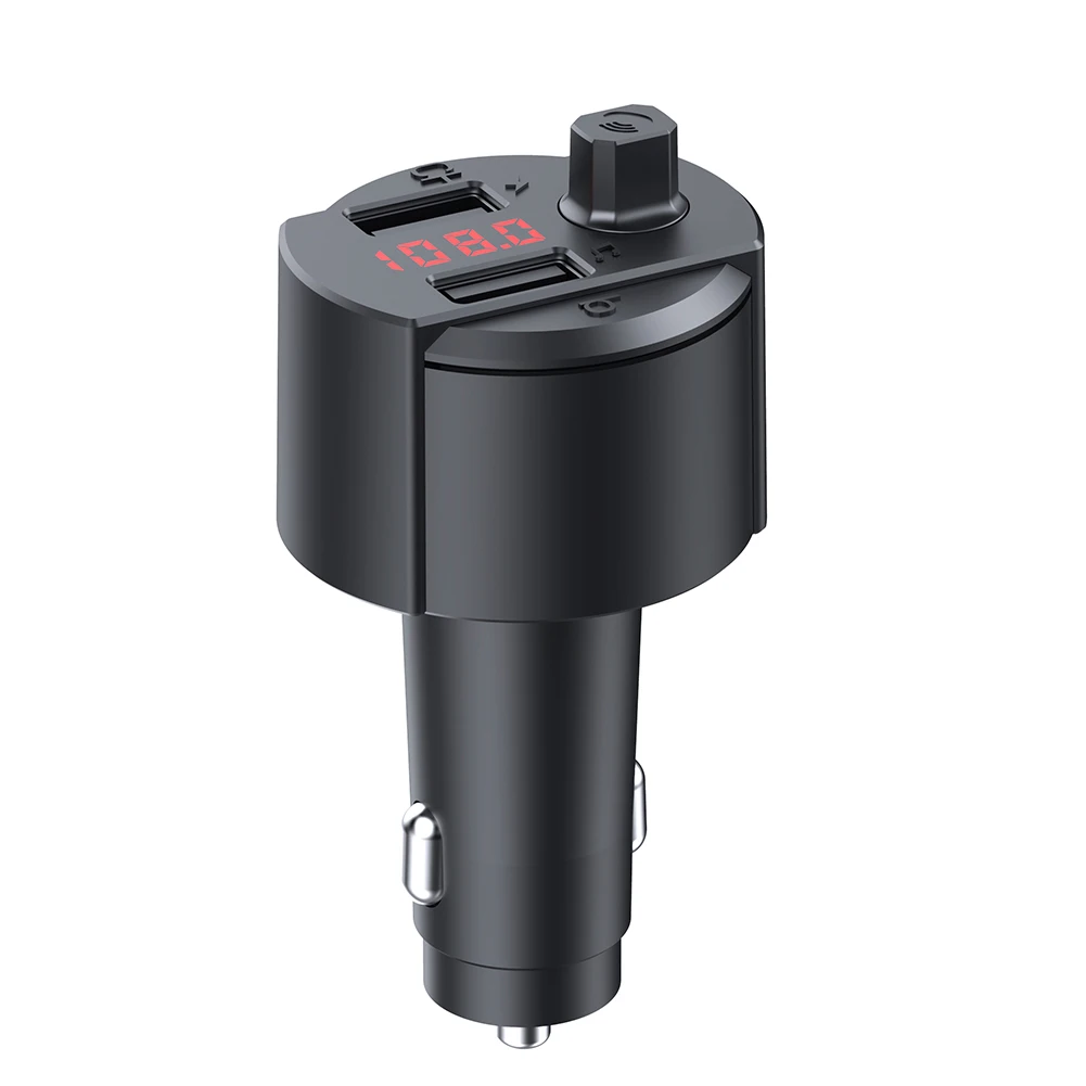 Multi-Function Bluetooth Player Bluetooth Hands-Free Dual Port Car Charger FM Transmitter Car ABS Wireless Bluetooth
Multi-Function Bluetooth Player Bluetooth Hands-Free Dual Port Car Charger FM Transmitter Car ABS Wireless Bluetooth