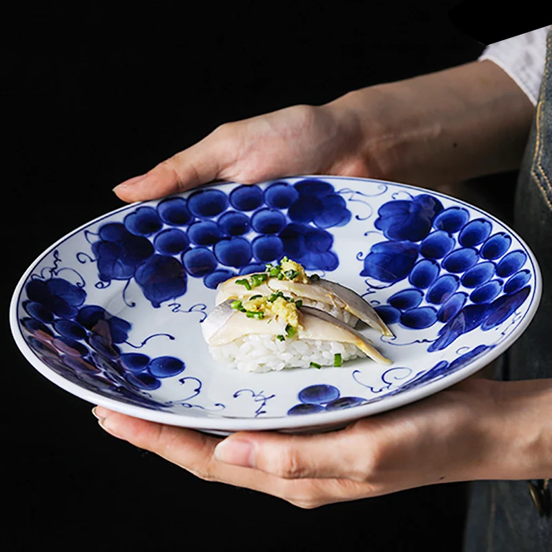 Japanese Ceramic Plate Vintage Round Deep Plates Fruit Salad Dish Home Porcelain Tableware Spaghetti Dishes Tray Decor Crafts
Japanese Ceramic Plate Vintage Round Deep Plates Fruit Salad Dish Home Porcelain Tableware Spaghetti Dishes Tray Decor Crafts