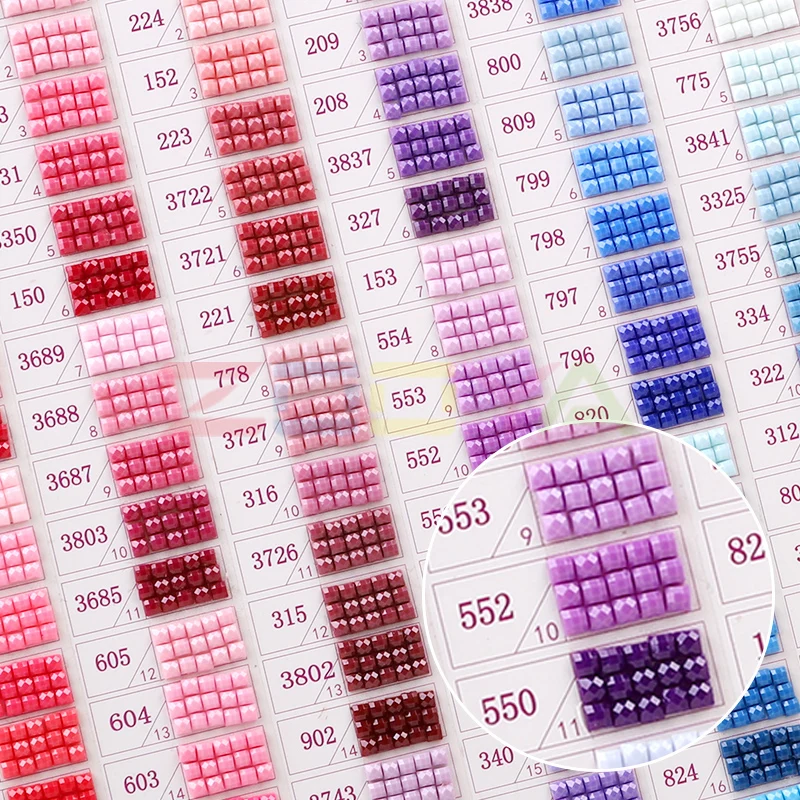 Full Square/Round Drill 5D Diamond Painting Tool 447 DMC Diamond Color Card Rhinestone Color Identification Card Handmade 9Sk01
Full Square/Round Drill 5D Diamond Painting Tool 447 DMC Diamond Color Card Rhinestone Color Identification Card Handmade 9Sk01