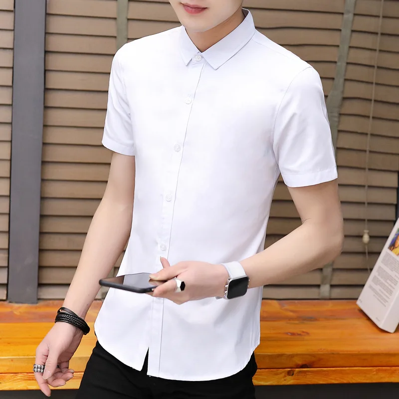 New Shirt Men's Youth 2020 Summer New Casual Wild Color Short Sleeve Men's Shirt
New Shirt Men's Youth 2020 Summer New Casual Wild Color Short Sleeve Men's Shirt