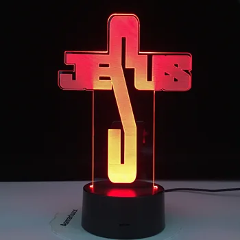 New Jesus 3d Lamp Acrylic Touch Switch Colorful Desk Lamp Visual Gradient Visual Stereo Night Light For Children Gift
New Jesus 3d Lamp Acrylic Touch Switch Colorful Desk Lamp Visual Gradient Visual Stereo Night Light For Children Gift