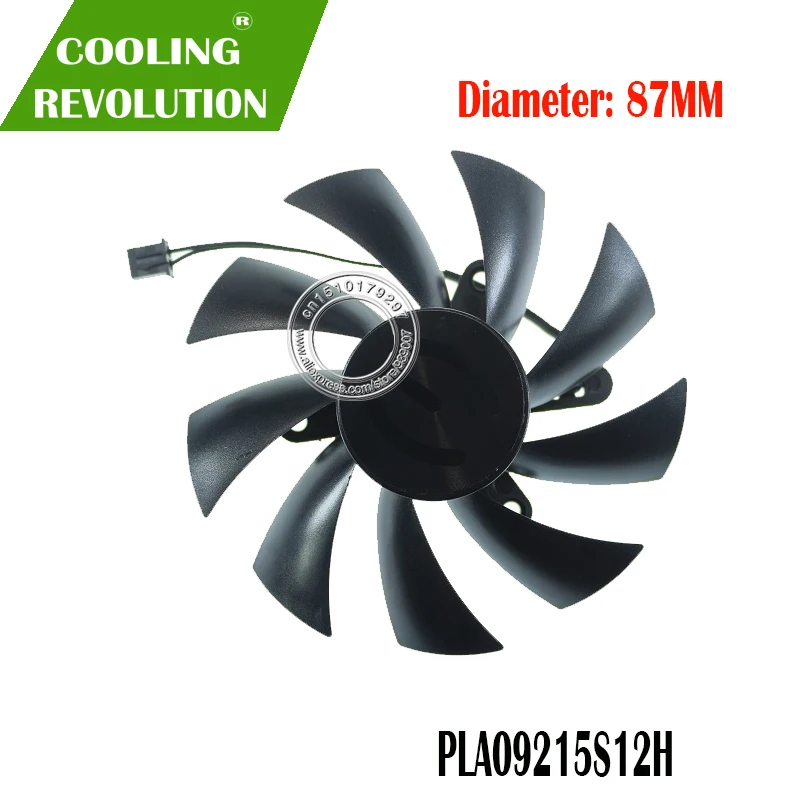 

Graphics Fan PLA09215S12H DC12V 0.55A 2PIN for EVGA GEFORCE GTX 750 Ti SC MINI ideo Graphics card cooling fan