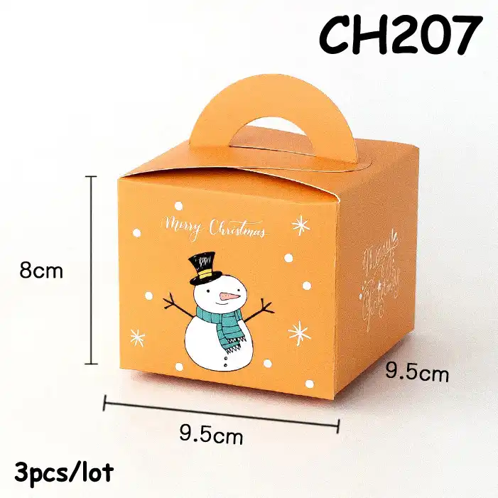 creative cartoon christmas eve apple gift box beautifully folded