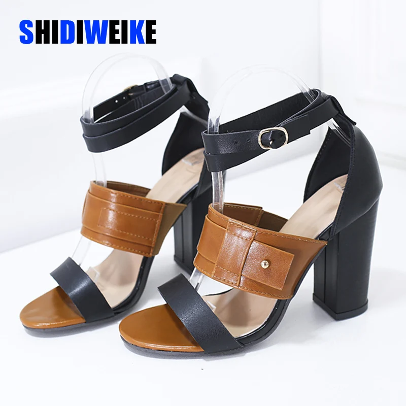 2019 New Ankle Strap Women Sandals Summer Fashion Buckle Shoes Woman Peep Toe High Heels Casual Sandals Women Big Size 42 43
2019 New Ankle Strap Women Sandals Summer Fashion Buckle Shoes Woman Peep Toe High Heels Casual Sandals Women Big Size 42 43