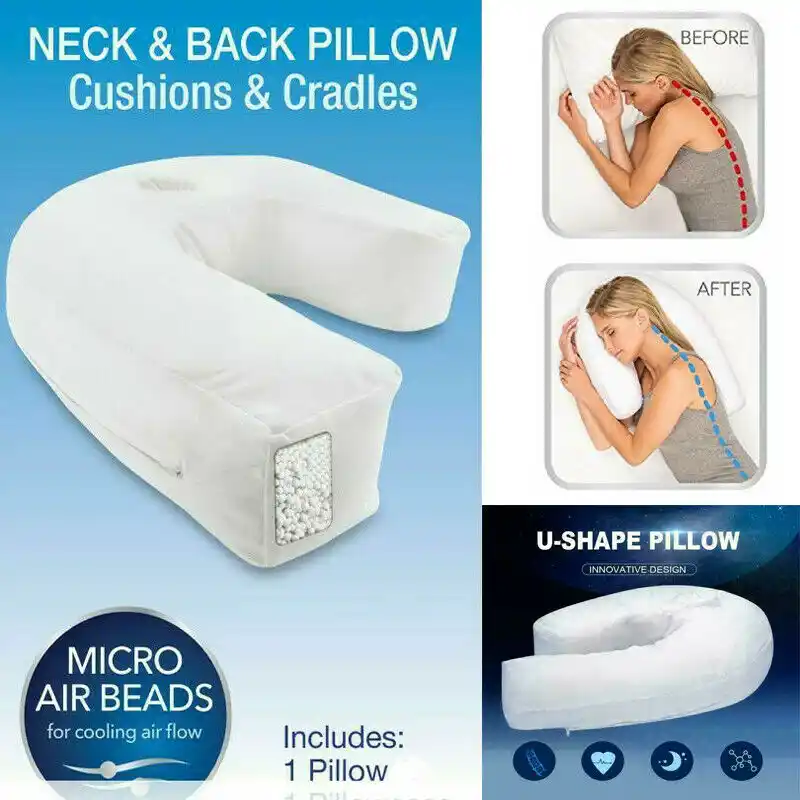 2019 Newest U Shape Side Sleeper Pillow Neck And Back Pillow Sleep