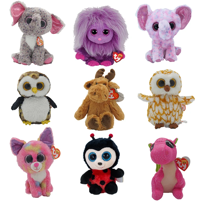 Ty Beanie Boos с большими глазами, слон, сова, божья коровка, осьминог, кошка, мягкие плюшевые игрушки, куклы, Рождественский подарок на день рожден...
Ty Beanie Boos с большими глазами, слон, сова, божья коровка, осьминог, кошка, мягкие плюшевые игрушки, куклы, Рождественский подарок на день рожден...