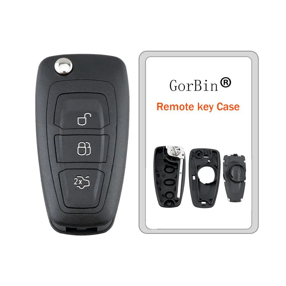 GORBIN 3 Buttons Remote Car Key Case for Ford Transit Tourneo Custom 2012-2019 Smart Car Key Shell Replacement Flip Keys
GORBIN 3 Buttons Remote Car Key Case for Ford Transit Tourneo Custom 2012-2019 Smart Car Key Shell Replacement Flip Keys