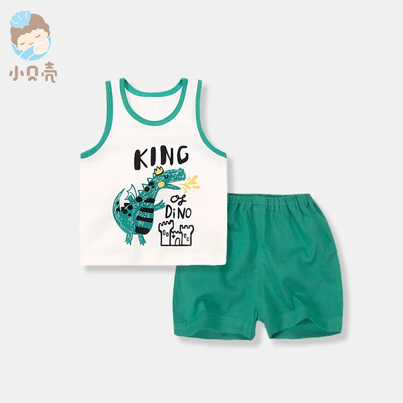 Summer Wear Infant Back Two-Piece Set Shorts Thin Male Baby Pure Cotton Girls Summer Clothes 0 a 4-Year-Old
Summer Wear Infant Back Two-Piece Set Shorts Thin Male Baby Pure Cotton Girls Summer Clothes 0 a 4-Year-Old