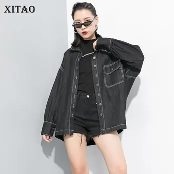 XITAO Plus Size Irregular Blouse Women Cross Border Elegant 2019 Autumn Turn Down Collar Minority Loose Style Shirt XJ2002
XITAO Plus Size Irregular Blouse Women Cross Border Elegant 2019 Autumn Turn Down Collar Minority Loose Style Shirt XJ2002