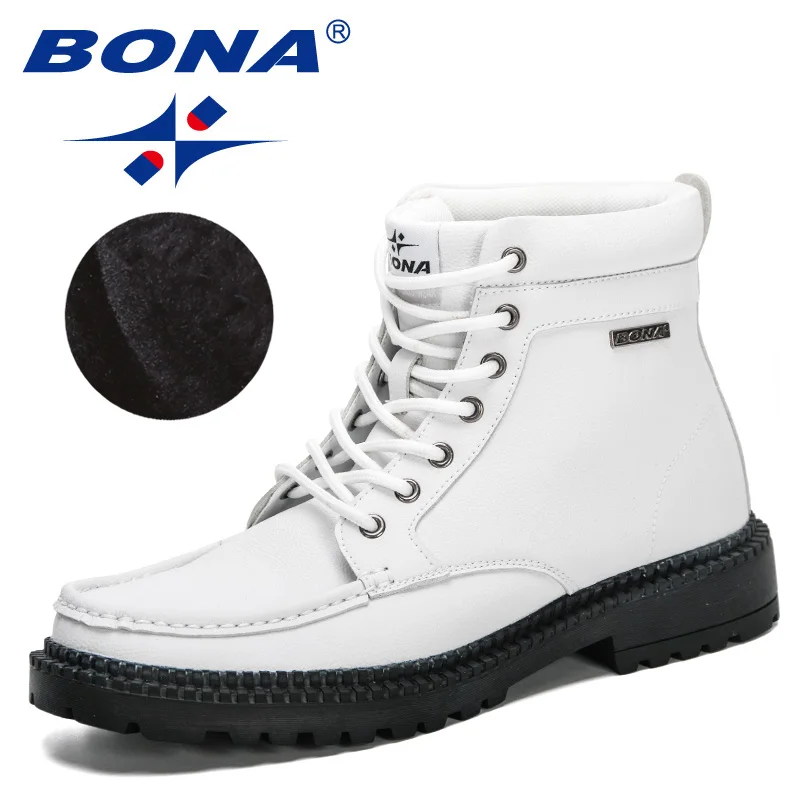 BONA 2021 New Designers Winter Snow Boots Men Outdoor Activity Sneakers Boots Man Warm Lace Up High Top Fashion Shoes Mansculino
BONA 2021 New Designers Winter Snow Boots Men Outdoor Activity Sneakers Boots Man Warm Lace Up High Top Fashion Shoes Mansculino