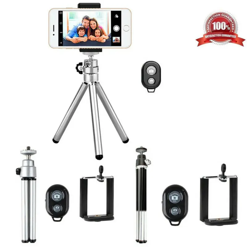 Professional Mini Camera Tripod Stand Portable Holder Mount for iPhone Samsung Universal Phone With Remote Control
Professional Mini Camera Tripod Stand Portable Holder Mount for iPhone Samsung Universal Phone With Remote Control
